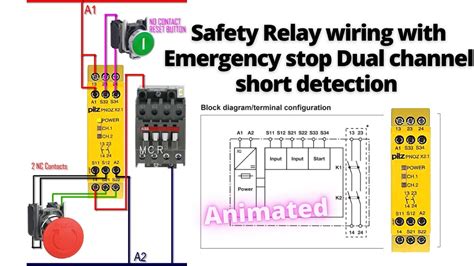 Emergency Stop Relay Wiring Diagram Double