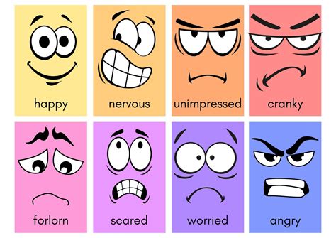 Emotions Template Printable