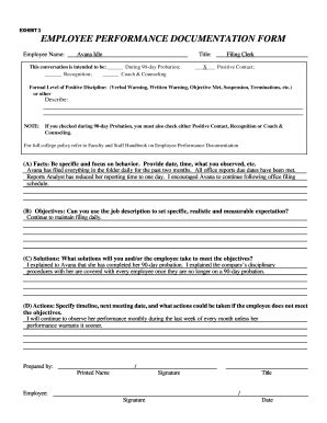 Employee Documentation Template