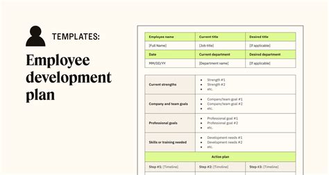 Employment Development Plan Template