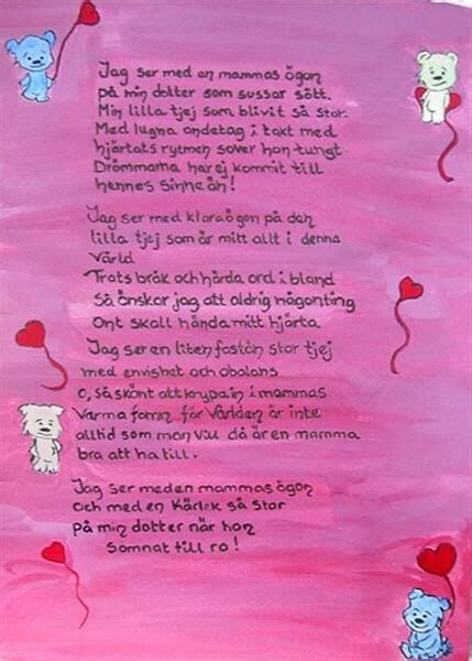 En dikt till min dotter på hennes födelsedag