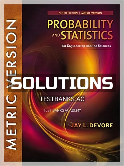 Engineering Statistics Solutions Manual