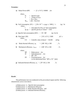 Engineering Thermodynamics Lab Manual