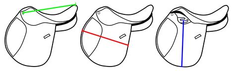 English Saddle Fitting Chart