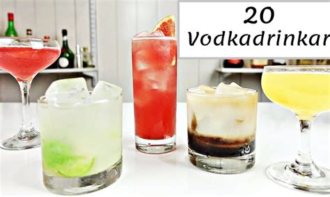 Enkla drinkar med vodka: lyft ditt nästa kalas!