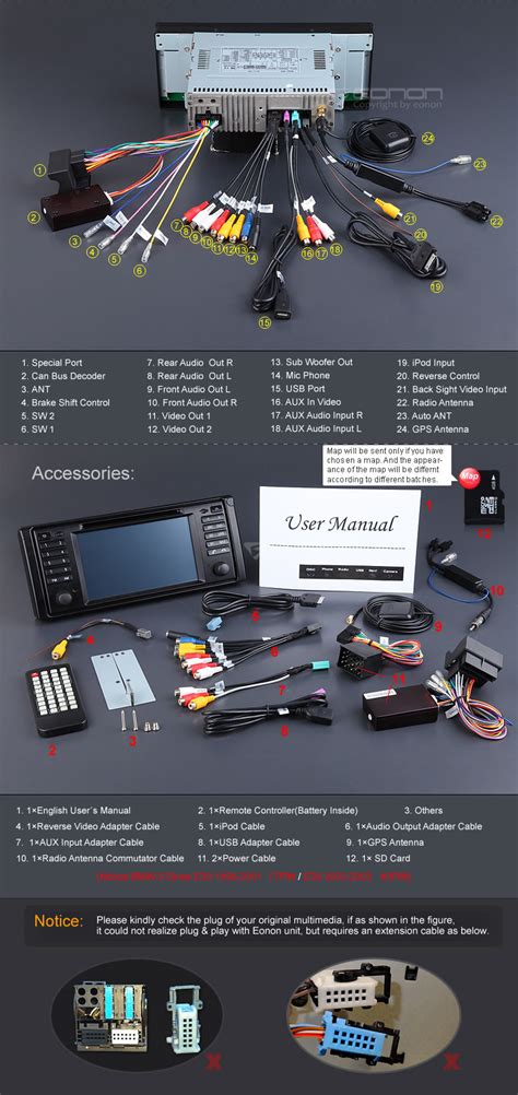 Eonon D5150 Wiring Diagram