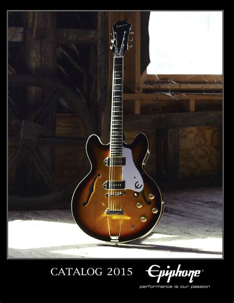 Epiphone 2016 Catalog