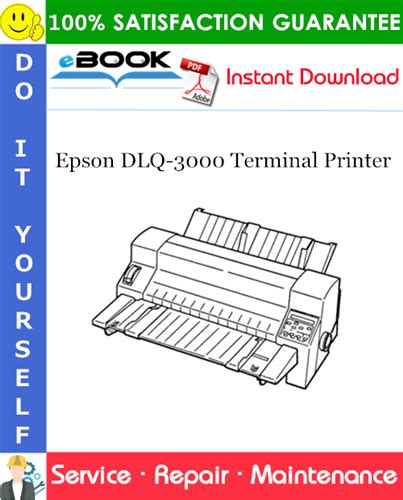 Epson Dlq 3000 Terminal Printer Service Repair Manual