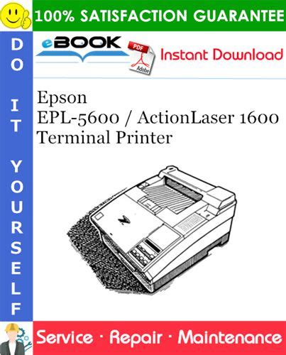 Epson Epl 5600 Actionlaser 1600 Terminal Printer Service Repair Manual