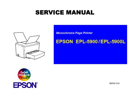 Epson Epl 5900 Epl 5900l Monochrome Page Printer Service Repair Manual