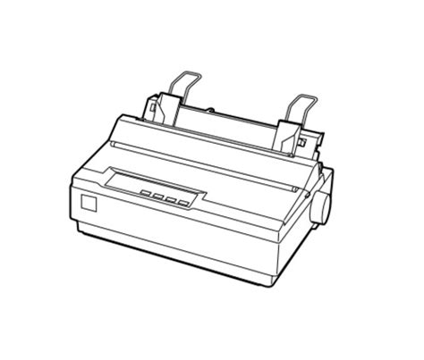 Epson Lx 300 9 Pin Serial Impact Dot Matrix Printer Service Repair Manual