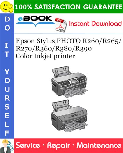 Epson R260 R265 R270 R360 R380 R390 Service Repair Manual