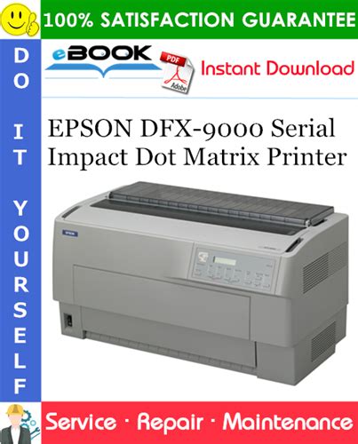 Epson Serial Imapct Dot Matrix Dfx9000 Service Manual Pdf