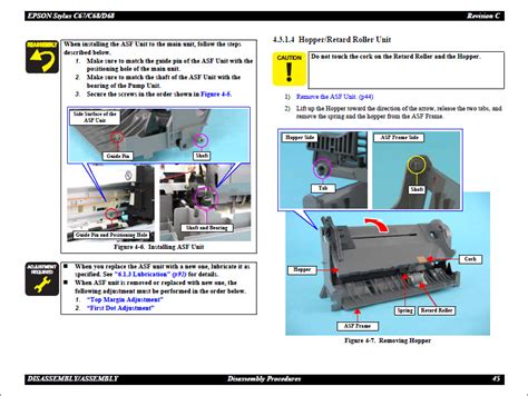 Epson Stylus C67 C68 And D68 Printer Service Manual