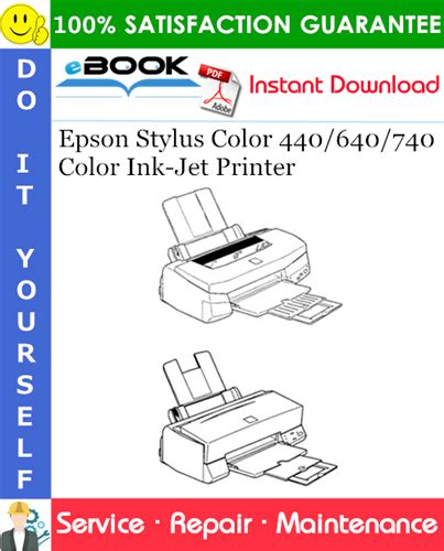 Epson Stylus Color 440 640 740 Color Ink Jet Printer Service Repair Manual