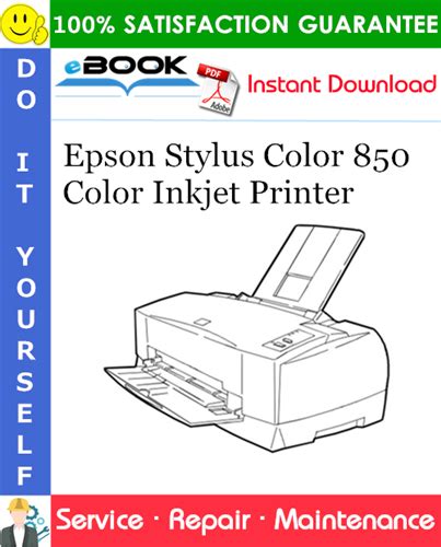 Epson Stylus Color 500 Color Inkjet Printer Service Repair Manual