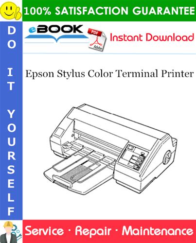 Epson Stylus Color 660 Color Ink Jet Printer Service Repair Manual