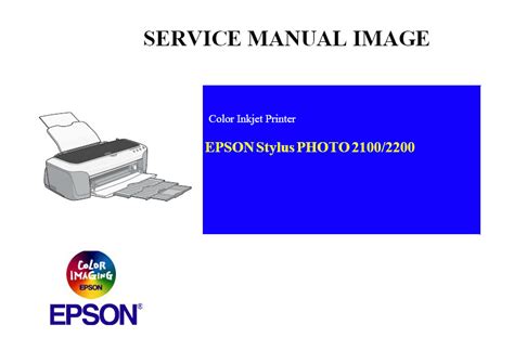 Epson Stylus Photo 2100 2200 Service Manual