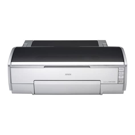Epson Stylus Photo R1800 Printer Manual