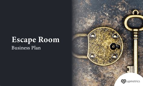 Escape Room Business Plan Template