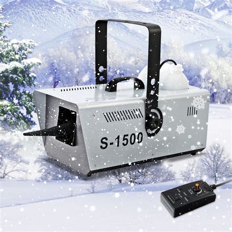 Escape the Winter Blues with the Ultimate Snow Machine 1500W