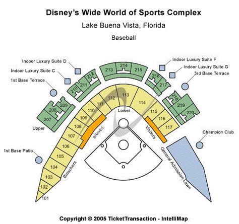 Espn Wide World Of Sports Complex Seating Chart
