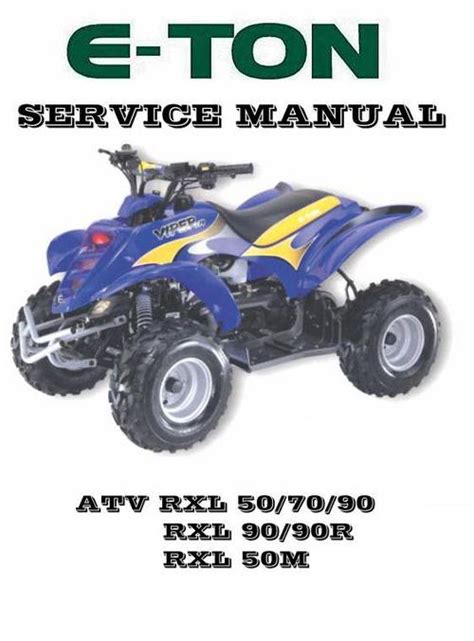 Eton Rxl 50m Atv Service Repair Manual