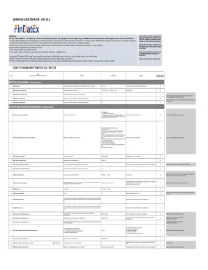 European Mifid Template