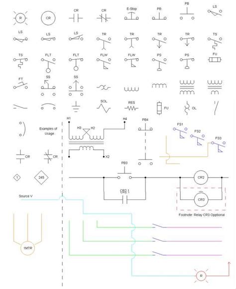 European Wiring Diagram Symbols