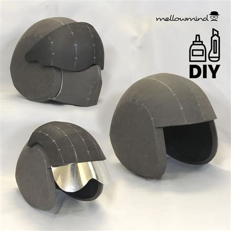 Eva Foam Helmet Template