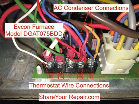 Evcon Thermostat Wiring Diagram