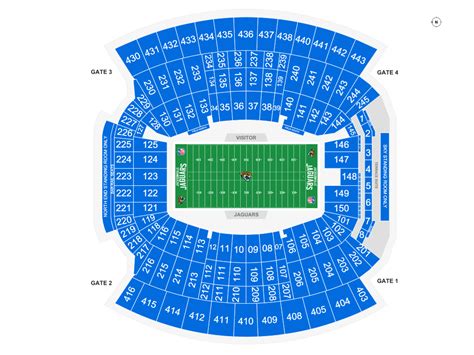 Everbank Stadium Seating Chart