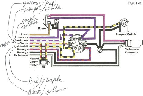 Evinrude Key Switch Wiring Diagram For