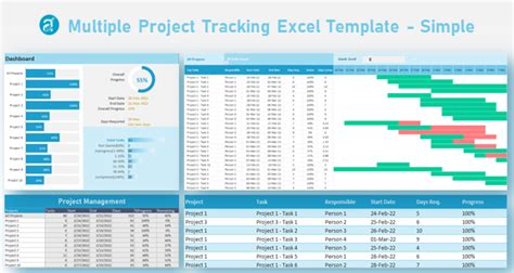Excel Multi Project Management Template