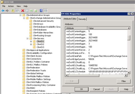 Exchange 2010 Mailbox Database Catalog Data