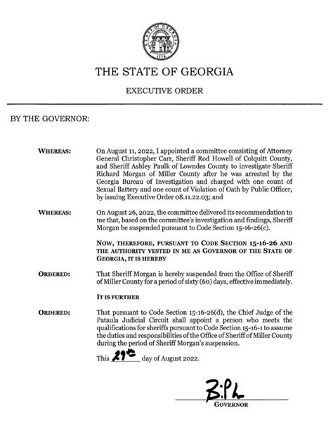 Executive Order Template