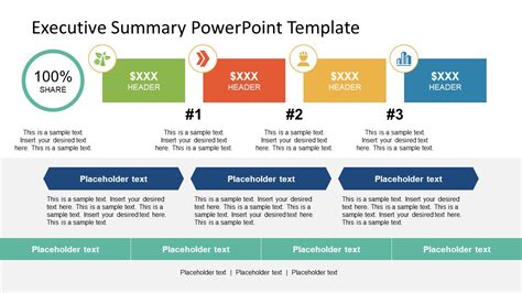 Executive Summary Slide Template