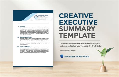 Executive Summary Word Template