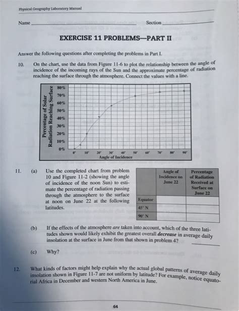 Exercise 37 Physical Geography Lab Manual Answers