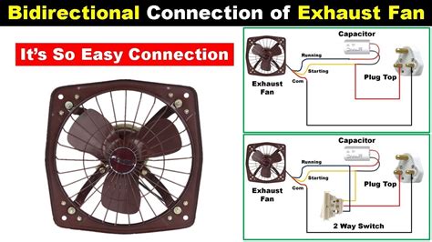 Exhaust Fan Capacitor Wiring Diagram