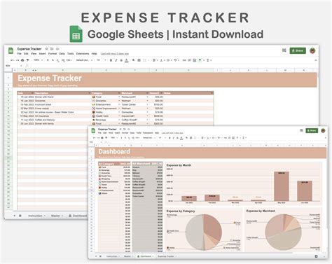 Expense Tracker Google Sheets Template