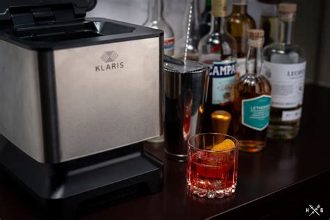 Experience Crystal-Clear Refreshment with the Klaris Ice Maker