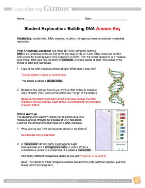 Explore Learning Gizmo Answer Key For Building Dna Ab484e61aad47faae07980af3a9473cb Ero Tel