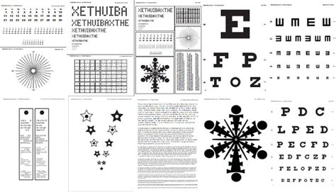 Eye Exercise Chart