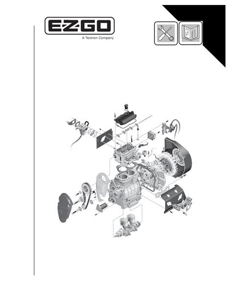 Ez Go Gas Engine Repair And Parts Manual 295cc 350cc