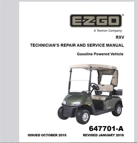 Ez Go Maintenance Manual Epubpdf Free - 