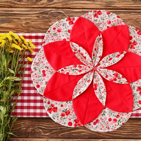Fabric Flower Template