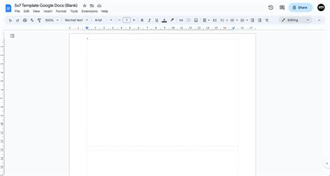 Facebook Google Docs Template