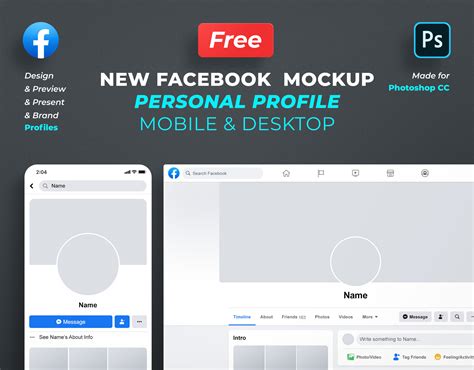 Facebook Profile Template Mobile