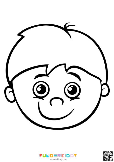 Faces Printable Coloring Pages